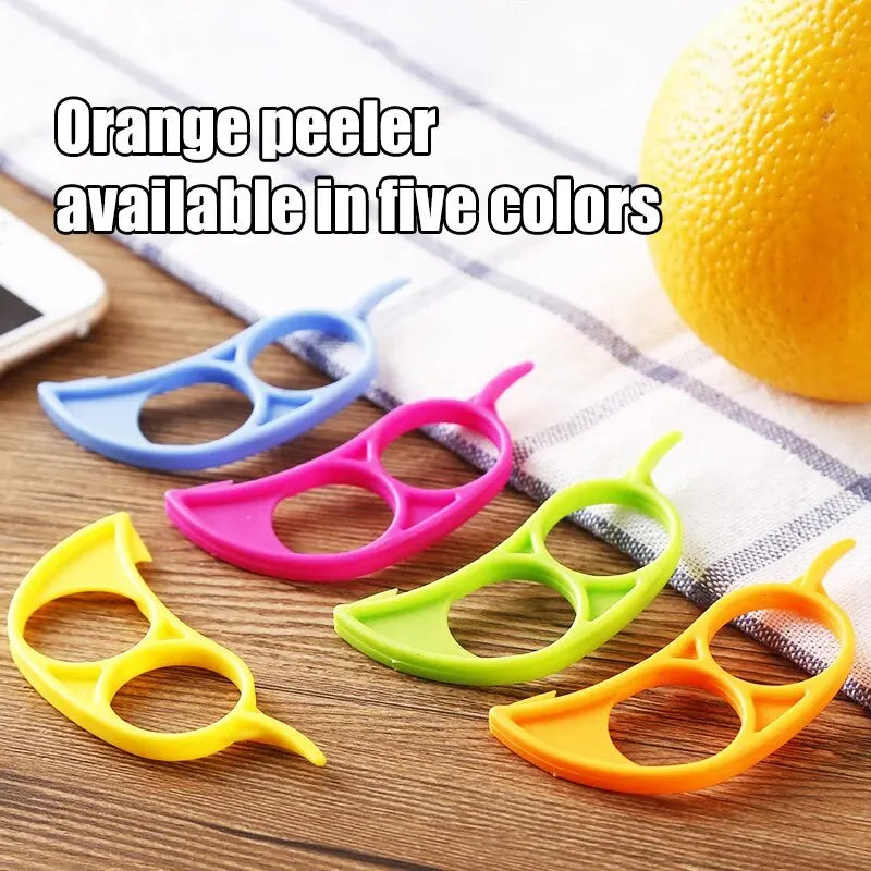 5PCS Open Orange Creative Mouse Model Peelers - Easy-to-Use Vegetable and Fruit Slicer, Quality Kitchen Utensils