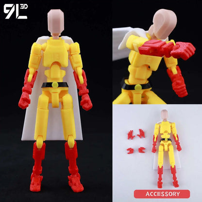 Venom Spider-Man Lucky13 Dummy13 Action Figure - 3D Printed T13 Multi-Jointed Anime Collectible Toy