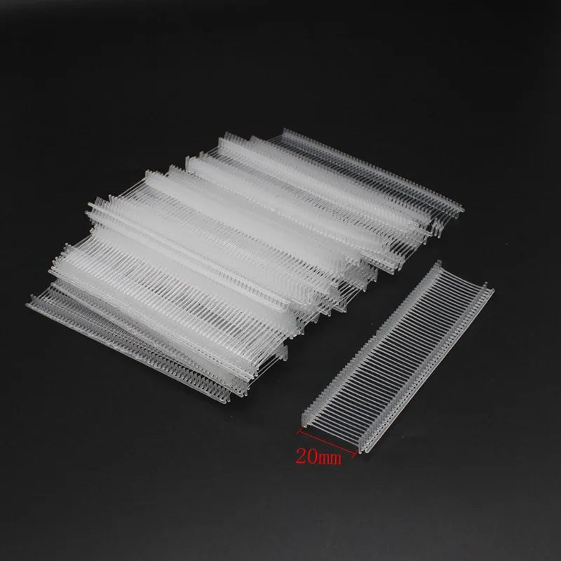 1000pcs Tagging Gun Barbs — 10/15/20/35/50/75mm Plastic Fasteners