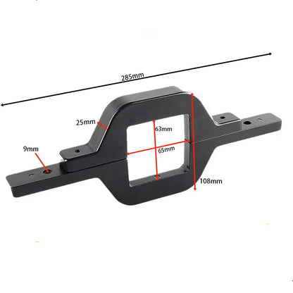 4 Inch 60W LED Work Light Bar with Universal Tow Hitch Mount – Spot Flood Offroad Lighting for Pickup Truck, Van & Trailer Accessories