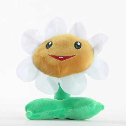 Plants vs Zombies 2 Plush Toys — Peashooter & Sunflower Stuffed Dolls Anime PVZ Gift for Kids
