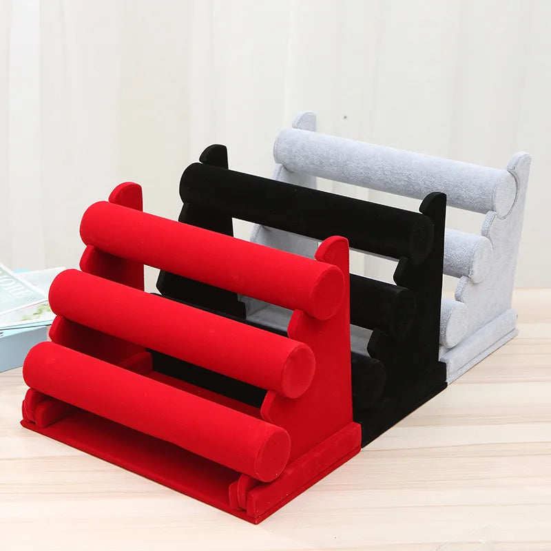 Velvet Bracelet & Watch Display Rack – Jewelry Storage & Display Props