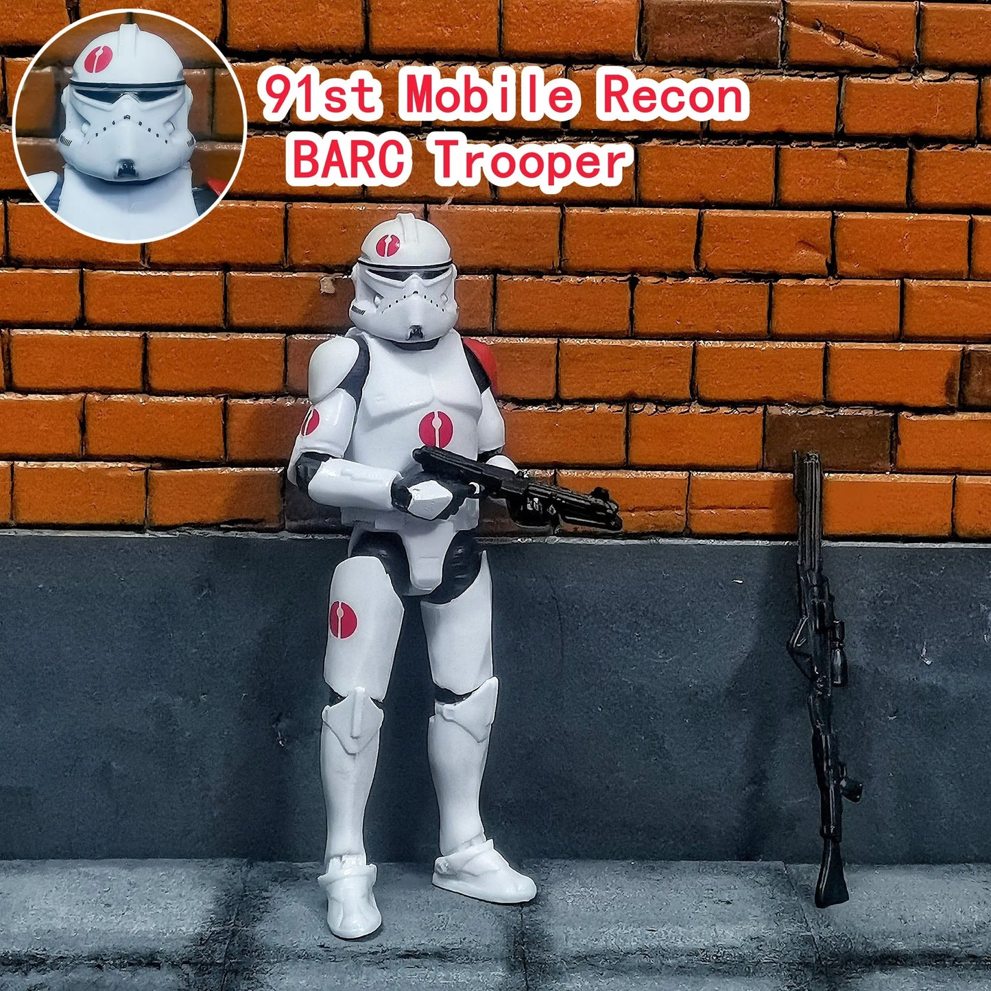Star Wars 3.75" Clone Trooper Action Figure — 1/18 501st & 187th Legion REX ARF P1/P2 Toy Model
