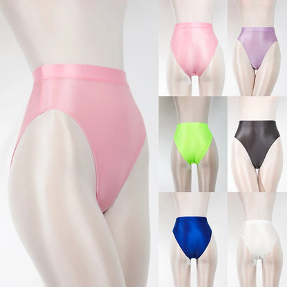 Women’s High-Waist Shaping Panties - Elastic Breathable Tummy Control Underwear for Everyday Comfort