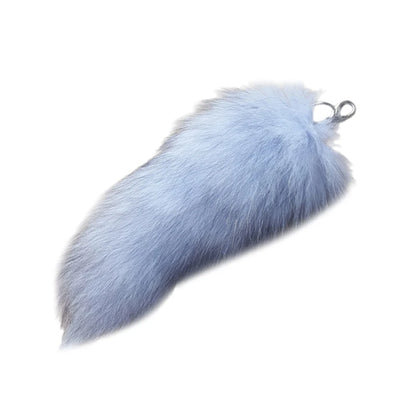 New Fashion Wolf Tail Fur Keychain – Unisex Car Keyring & Bag Charm Accessory Gift