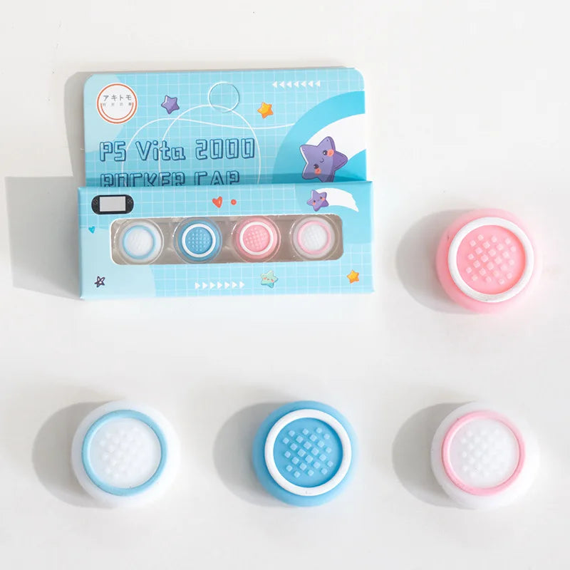 4pcs Silicone Thumb Stick Grip Caps for PS Vita | Joystick Protector for PSV 1000/2000