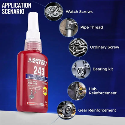 50ml Threadlocker Screw Glue — Fast-Curing, Anti-Loosening & Corrosion-Resistant Adhesive