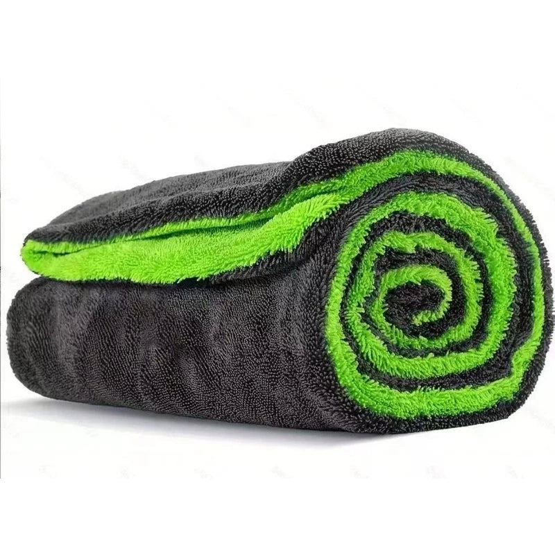 1400GSM Heavy Duty Microfiber Car Drying Towel 60x120cm – Oversized Super Absorbent Double-Sided Ultra Soft Scratch-Free Cleaning Cloth
