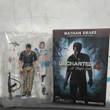 Uncharted 4 Nathan Drake Action Figure - A Thief’s End Collectible Model Toy Gift