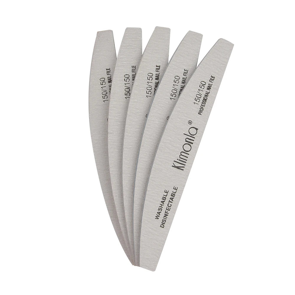 5/10PCS Professional Nail File Set - 100/180 Grit EVA Thickened Sandpaper Manicure Tools for Salon & Home Use