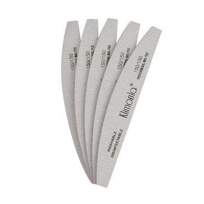 5/10PCS Professional Nail File Set - 100/180 Grit EVA Thickened Sandpaper Manicure Tools for Salon & Home Use
