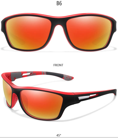 Men’s Polarized Sunglasses – TAC Lens UV400 Anti-Glare Eyewear for Fishing, Cycling & Driving