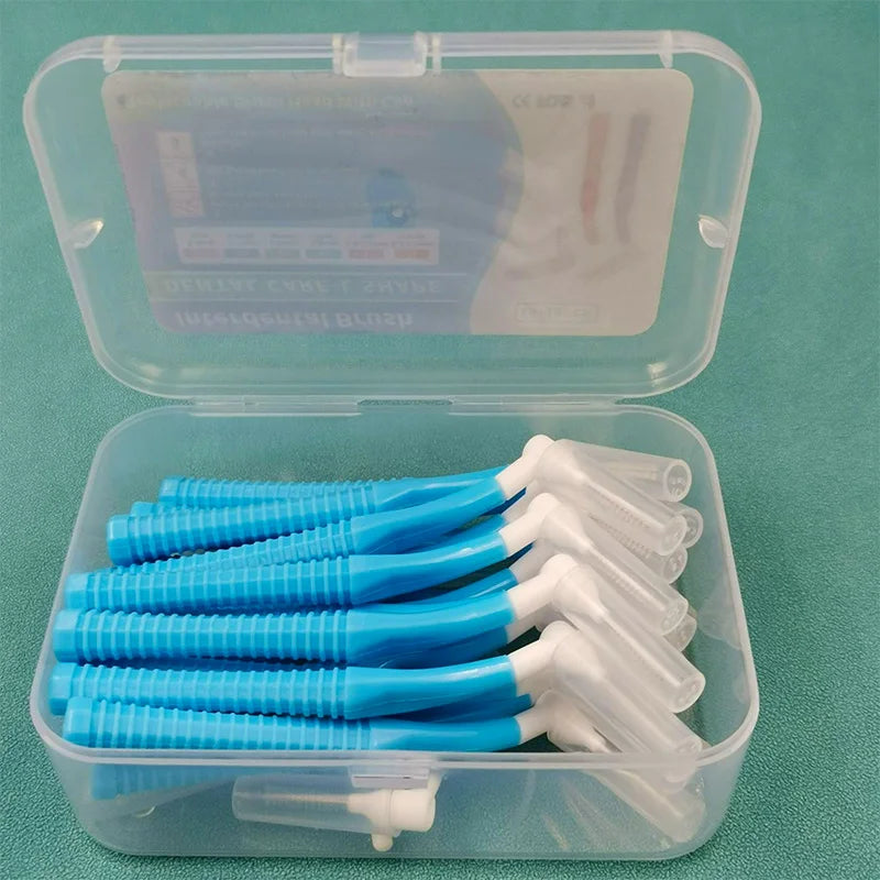 20-Piece Push-Pull Interdental Brushes – Orthodontic Toothpicks for Deep Cleaning and Daily Oral Hygiene