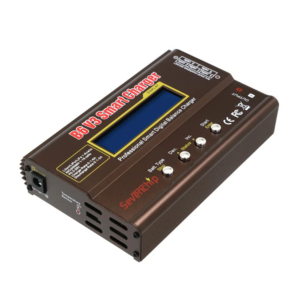 iMAX B6 V3 80W 6A Battery Charger – LiHv, Lipo, NiMh, Li-ion, Ni-Cd Digital RC Charger with 12V 5A Adapter