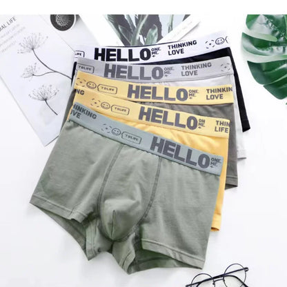 1/5pcs Men's Sexy Underwear Boxers | Comfortable and Breathable Cotton Panties in Fashionable Styles | Soft Boxershorts for Boys