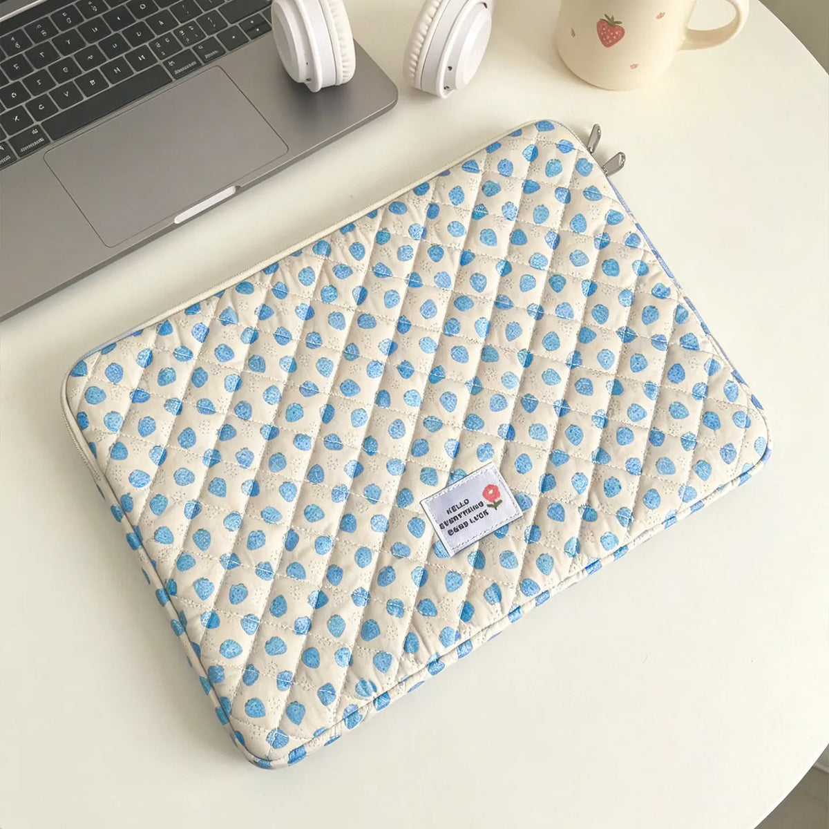 Puffy Laptop Sleeve Case - Soft Protective Notebook & Tablet Pouch for 11–16 Inch MacBook, Lenovo, Dell & Xiaomi Devices