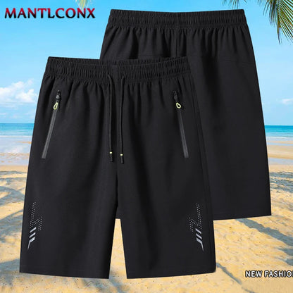 Men's Summer Gym Fitness Shorts – Quick Dry Elastic Sports Training, Running & Jogging Workout Shorts