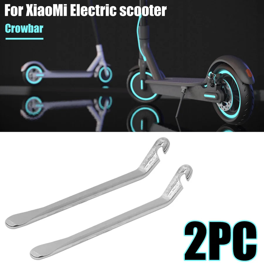 Stainless Steel Scooter Tire Lever - Electric Scooter Tyre Spoon Remover Tool for Xiaomi M365/Pro/Pro2 - Wheel Repair Crowbar