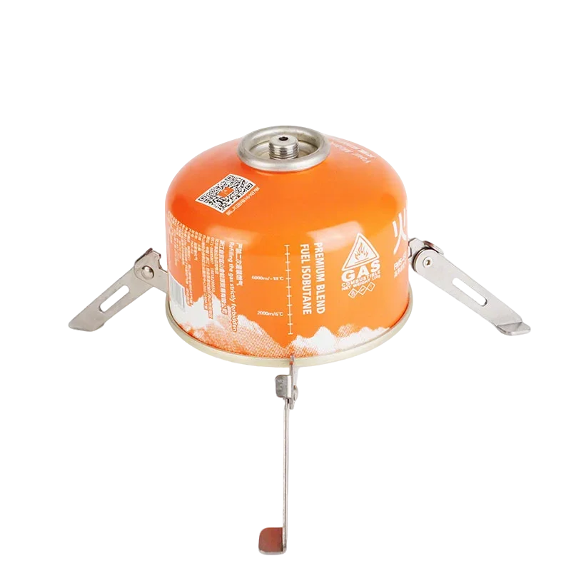 Outdoor Gas Cylinder Holder - Foldable Camping Stove Burner Tripod & Portable Gas Bottle Stand