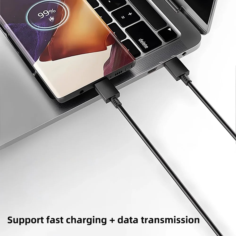 3PCS 100W USB-C to USB-C Fast Charging & Data Cable for Samsung Galaxy S22 S23 S24 S25, Note & A Series