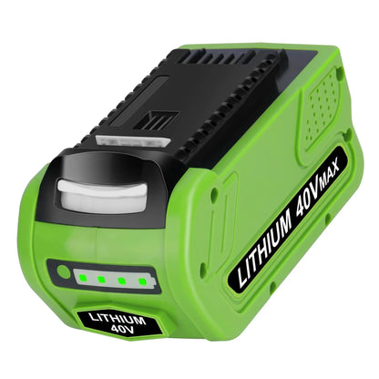 Greenworks 40V 6.0Ah G-MAX Li-Ion Battery – Compatible with 29472, 29462, 29252, 20202, 22262 Cordless Power Tools (Not Gen 1)