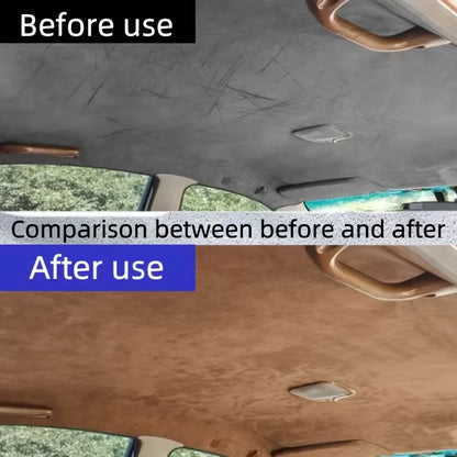 Suede Car Headliner Fabric with Foam Backing - Automotive Roof Lining for Interior Upholstery Repair & DIY Projects