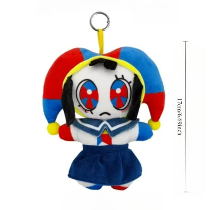 Amazing Digital Circus Maid Jax Plush Doll - Magical Rabbit Clown Cartoon Collectible for Fans, Home Decor & Gifts
