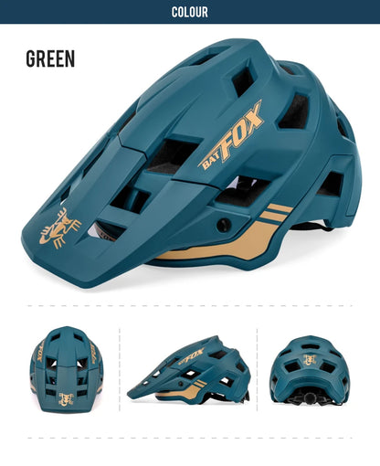 BATFOX Men's Cycling Helmet – MTB Mountain Bike Racing Helmet, Speedframe Casco para Bicycle