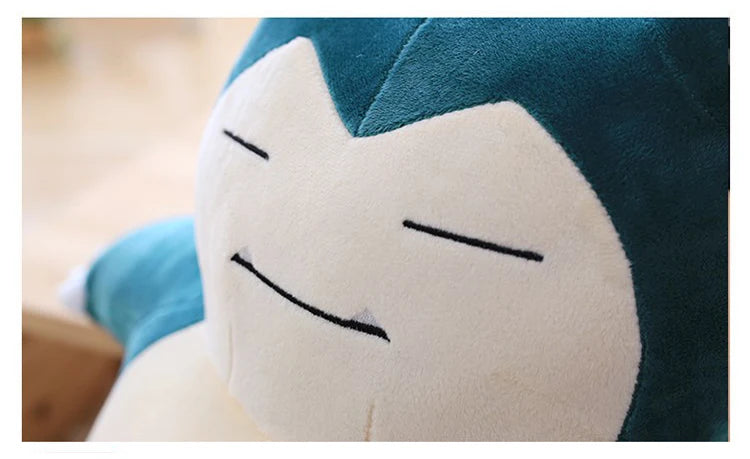 30/50cm Pokémon Snorlax Plush Toy — Soft Anime Stuffed Doll, Cartoon Monster Elf, Birthday Gift for Girls
