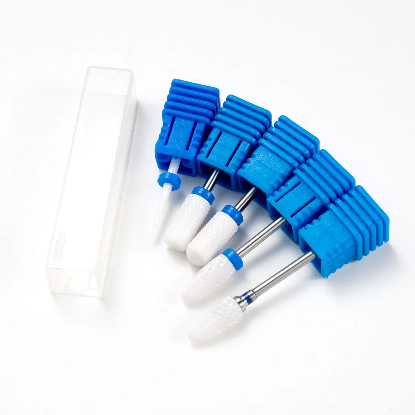 5PCS Ceramic Nail Drill Bit Set - Electric Milling Cutter Bits for Manicure & Pedicure Nail Machine Accessories