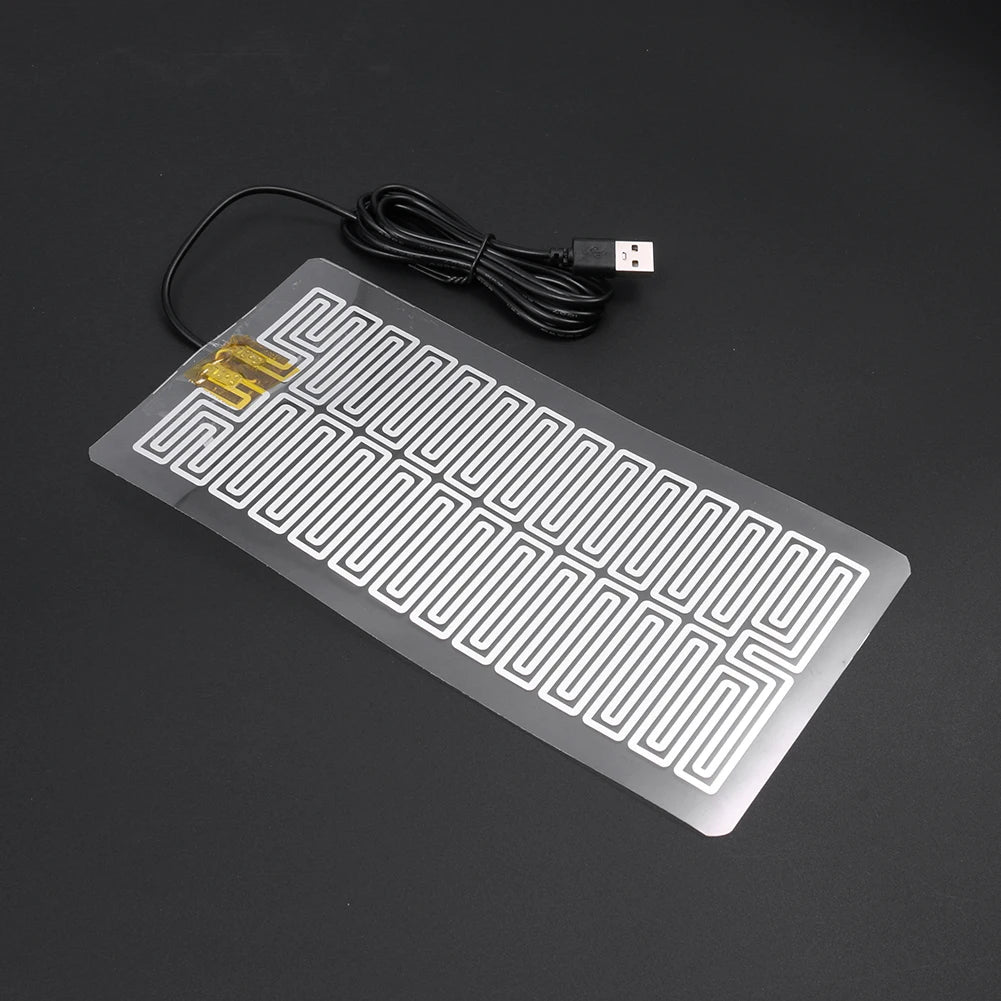 USB 5V Heating Pad - Plug & Play Warm Plate Heater for Mouse Pad & Shoes
