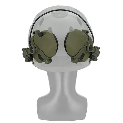 Active Helmet Mounted Earmuffs – Electronic Hearing Protection, Noise Reduction Headphones for Shooting & Hunting