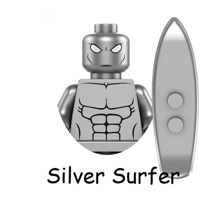 Super Heroes Model Figure Blocks – Invisible Predator vs Alien Jungle Killer Construction Toy for Children