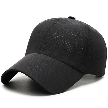 Quick Dry Mesh Sports Cap - Breathable Sun Hat for Running, Golf, Tennis, Jogging & Outdoor Activities