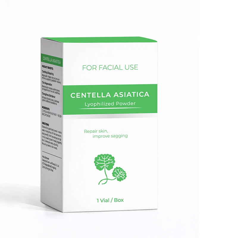 GPLab DIY Facial Repair Care Kit - Centella Asiatica Powder & Hyaluronic Acid Moisturizing Serum, 1-Vial Set