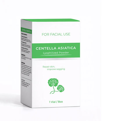 GPLab DIY Facial Repair Care Kit - Centella Asiatica Powder & Hyaluronic Acid Moisturizing Serum, 1-Vial Set