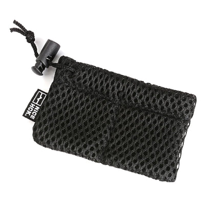 NiceHCK Black HIFI Earphone Mesh Carrying Bag – Earbud Protection Pouch, Rub Resistance, USB Cable Elastic Organizer