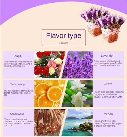 12PCS 3ML Natural Plant Air Fresheners – Aromatherapy Essential Oils for Diffusers, Air Conditioning, & Humidifiers