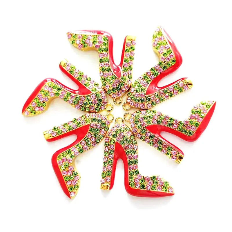 High Heel Shoe Charms for Women – DIY Jewelry Accessories Set S9