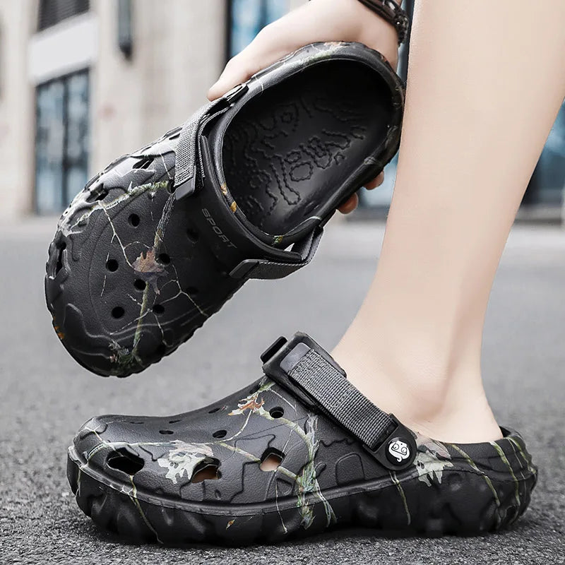 2024 Summer Men’s Sandals – Comfortable Lightweight Non-Slip Flip Flops for Home & Garden