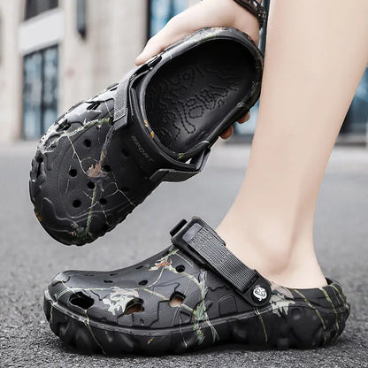 2024 Summer Men’s Sandals – Comfortable Lightweight Non-Slip Flip Flops for Home & Garden