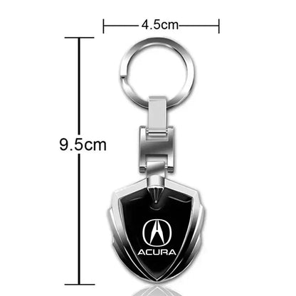 3D Metal Car Logo Keychain – Key Ring for Acura RDX, Integra, TLX, MDX, ZDX, RLX, TSX, RSX, NSX Accessories