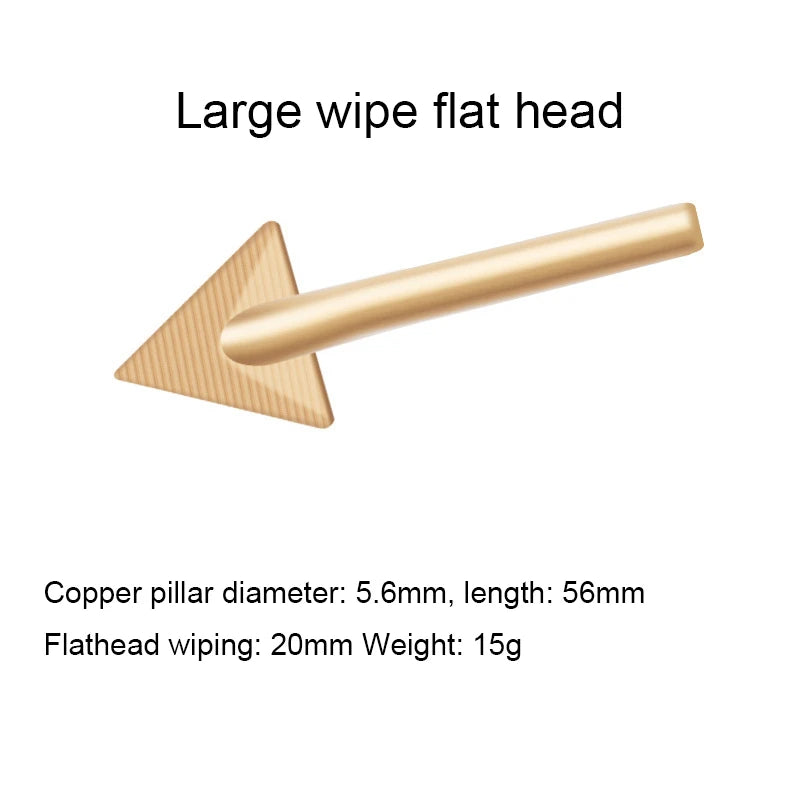 Plastic Repair Soldering Iron Tip - Copper Triangular Smoothing Head for 60W Welding Kit