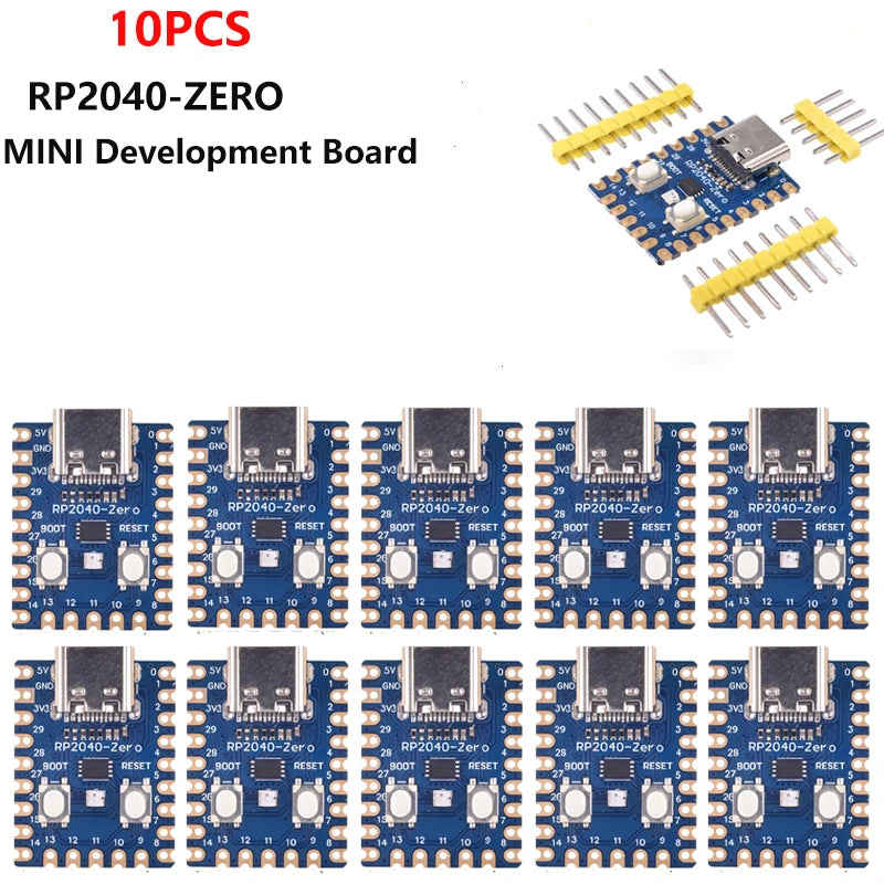 RP2040-Zero Microcontroller Board – Dual-Core Cortex M0+ Raspberry Pi PICO with 2MB Flash (1-10PCS)