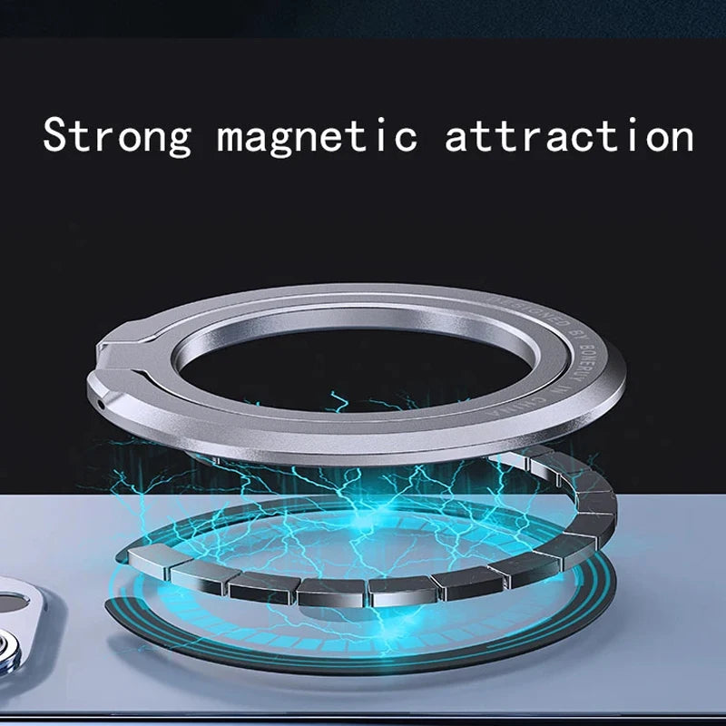 MagSafe Magnetic Phone Ring Holder - Adjustable Finger Grip and Stand for iPhone Magnetic Cases