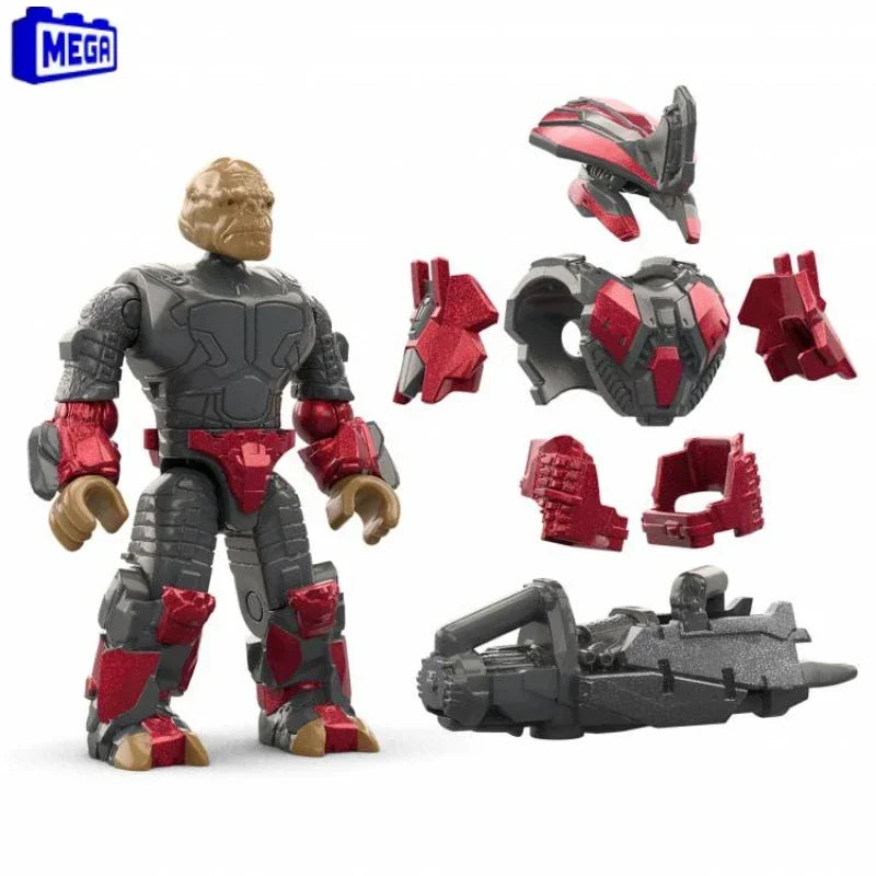 Original Mega Construx Halo Infinites Heroes Series 17 – Spartan Yoroi Kovan Agryna Action Figure Collectible Toy