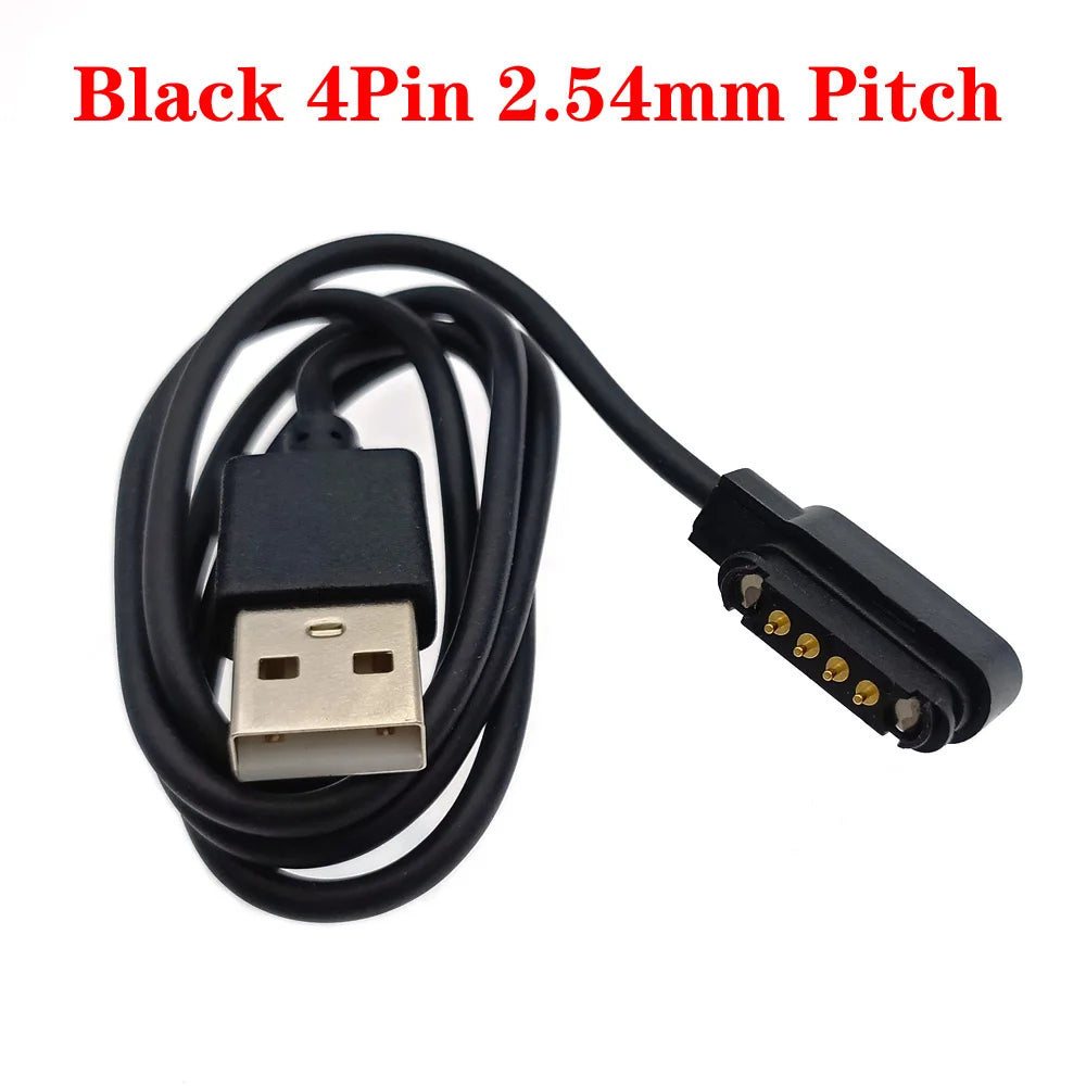 Magnetic Pogo Pin Connector Set – 2/4/5 Pin Spring-Loaded Male & Female DC Charging Power Socket for Secure Magnetic Connection Cable Adapter