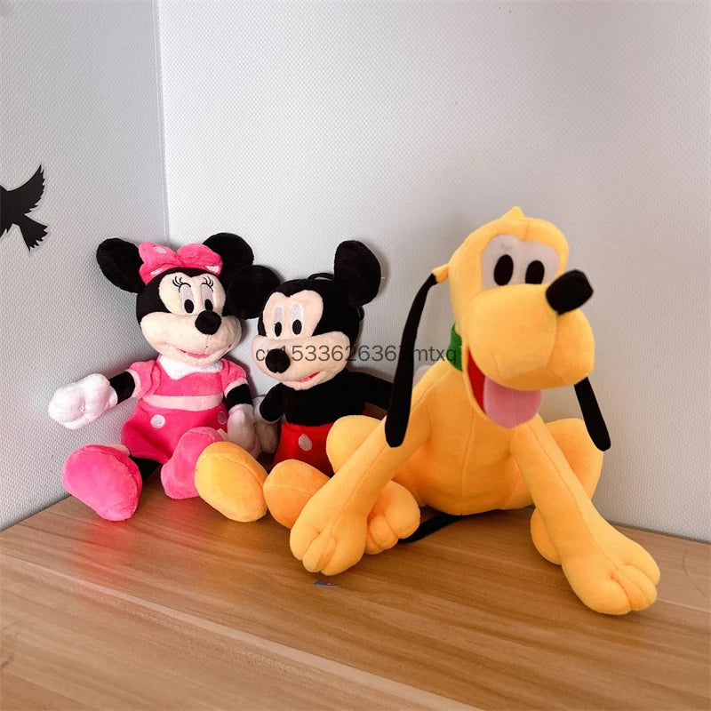 High-Quality Disney Plush Toy Set — Mickey, Minnie, Pluto, Goofy, Daisy & Donald Stuffed Cuddly Dolls for Kids, Home Decor & Gifts
