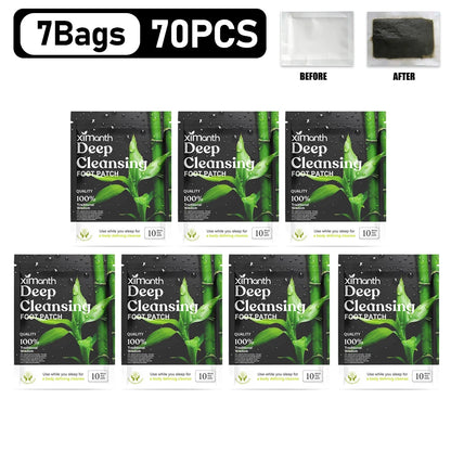 10-200PCS Detox Foot Patches – Herbal Stress Relief & Deep Sleep Aid | Foot Care & Body Detox Stickers