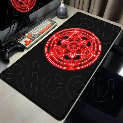 Fullmetal Alchemist XXL Gaming Mouse Pad – Large Anti-Slip Keyboard Desk Mat for Home & Office